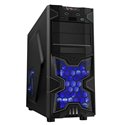 CiT Xecutioner Mesh Gaming Case Black/Blue Interior (No PSU) (852)